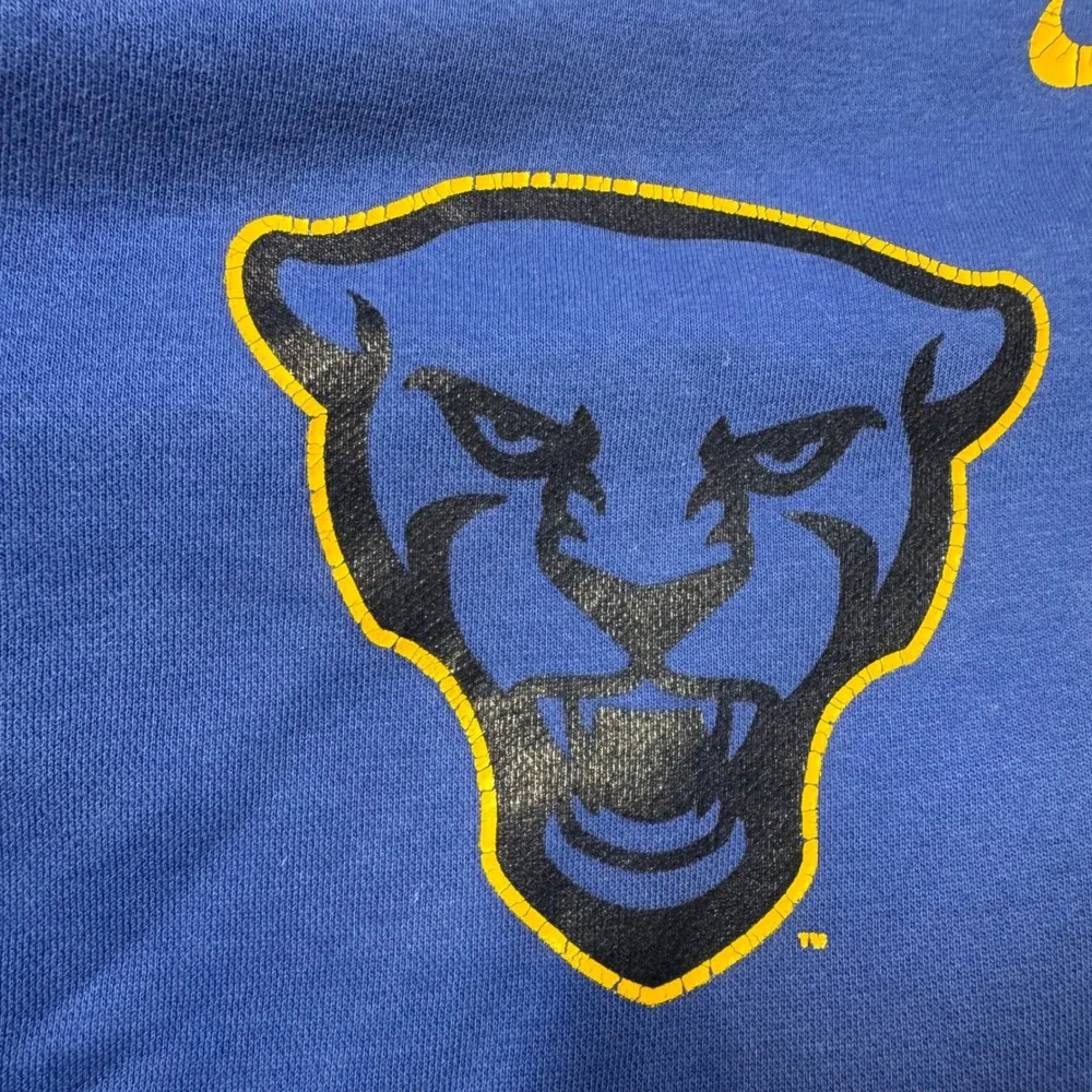 Nike Club Fleece‎ Crewneck Pitt Panther College Football Royal Blue Sweatshirt